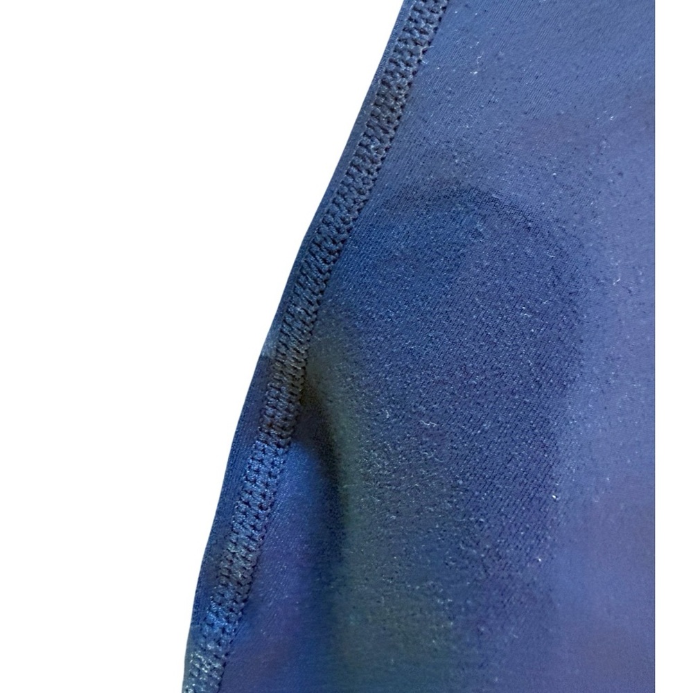 Fabletics PureLuxe Leggings 4X Blue High Rise Pocket Capri Activewear - Picture 3 of 3